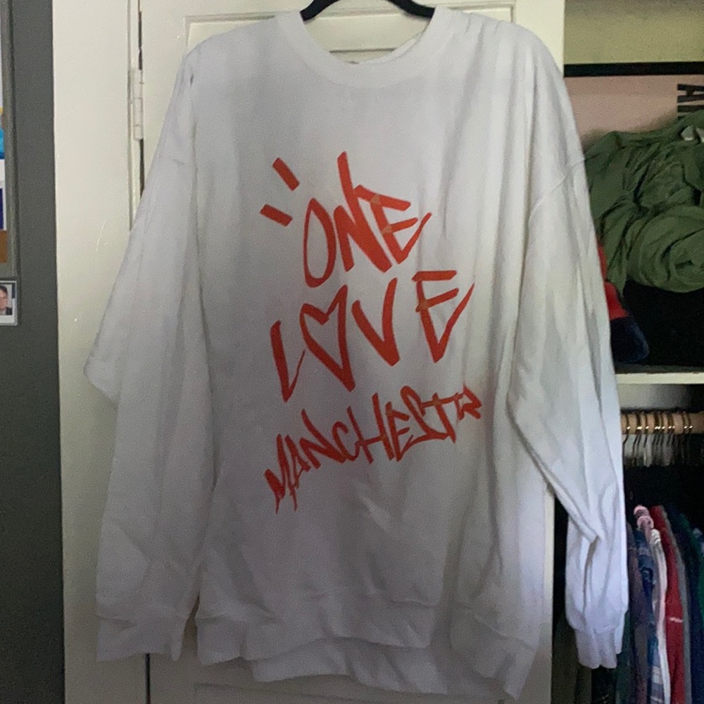 Ariana Grande Manchester Concert Relief Sweatshirt
